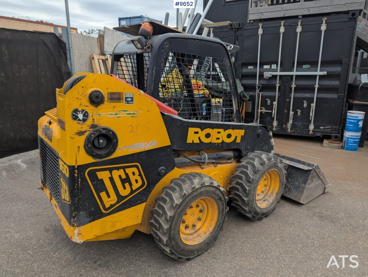 JCB Robot 160 tool carrier with grading bucket - Компактный фронтальный погрузчик: фото 4 JCB Robot 160 tool carrier with grading bucket - Компактный фронтальный погрузчик: фото 4
