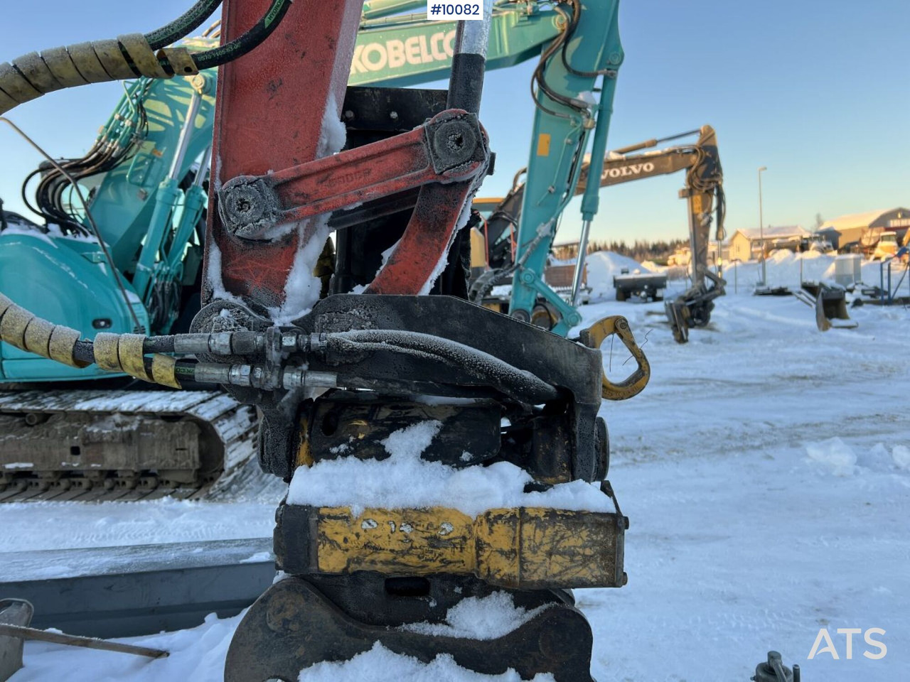 Мини-экскаватор Kubota KX027-4 Mini excavator incl trailer: фото 17