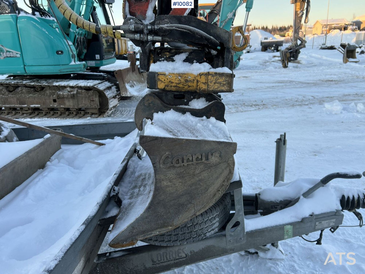 Мини-экскаватор Kubota KX027-4 Mini excavator incl trailer: фото 18