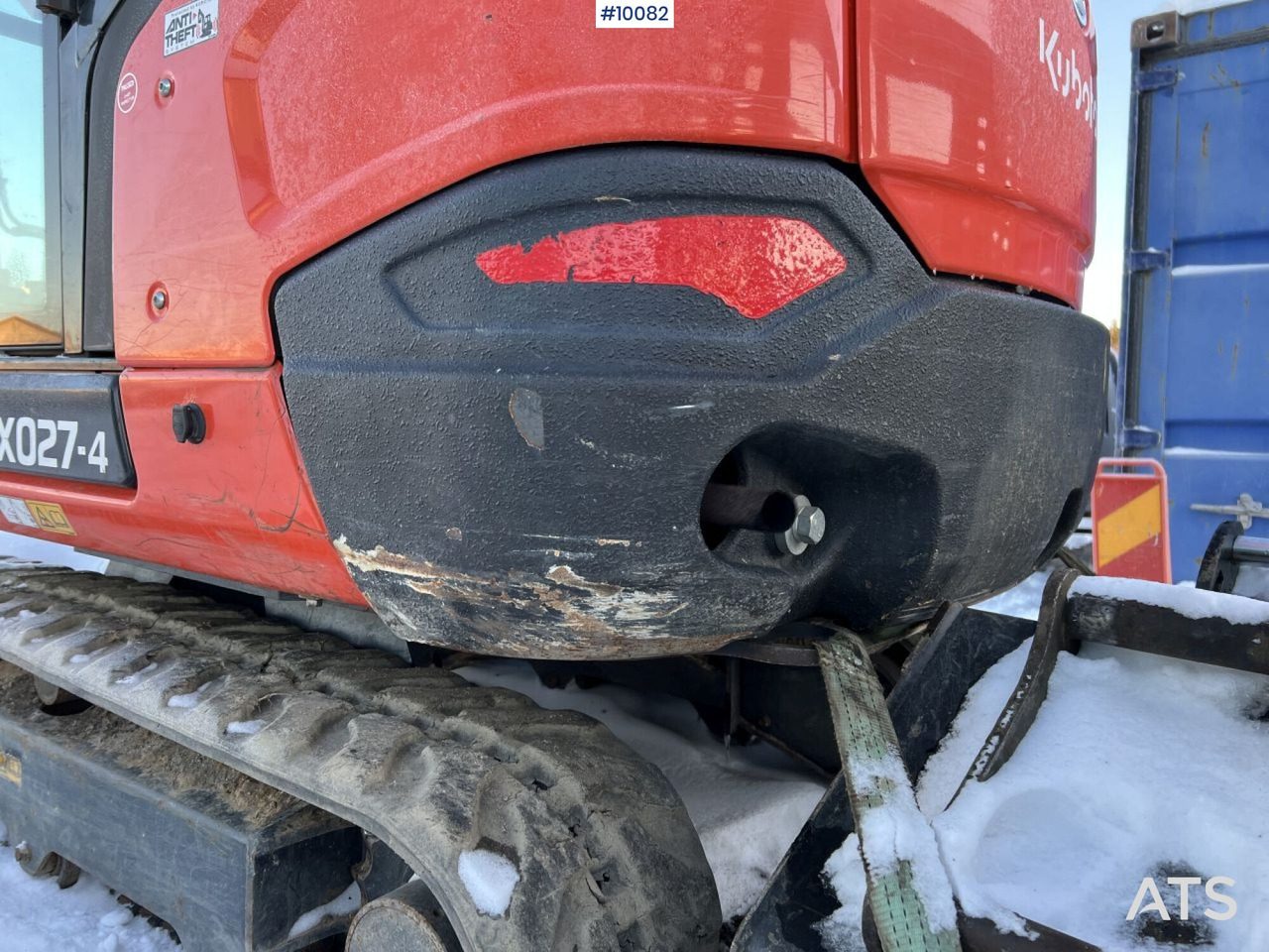 Мини-экскаватор Kubota KX027-4 Mini excavator incl trailer: фото 29