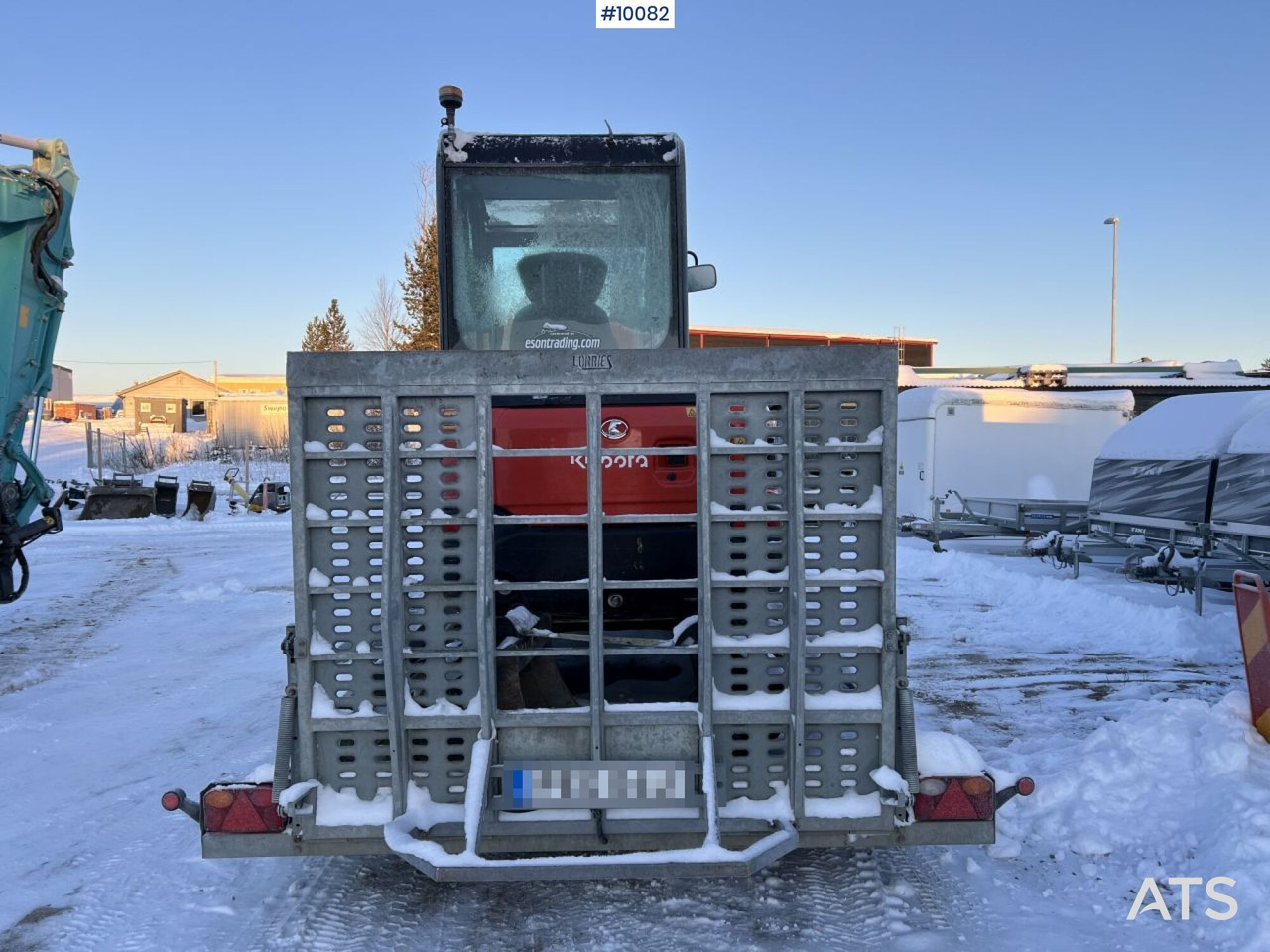 Мини-экскаватор Kubota KX027-4 Mini excavator incl trailer: фото 8