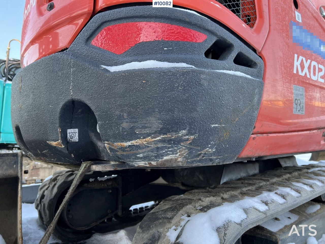 Мини-экскаватор Kubota KX027-4 Mini excavator incl trailer: фото 30