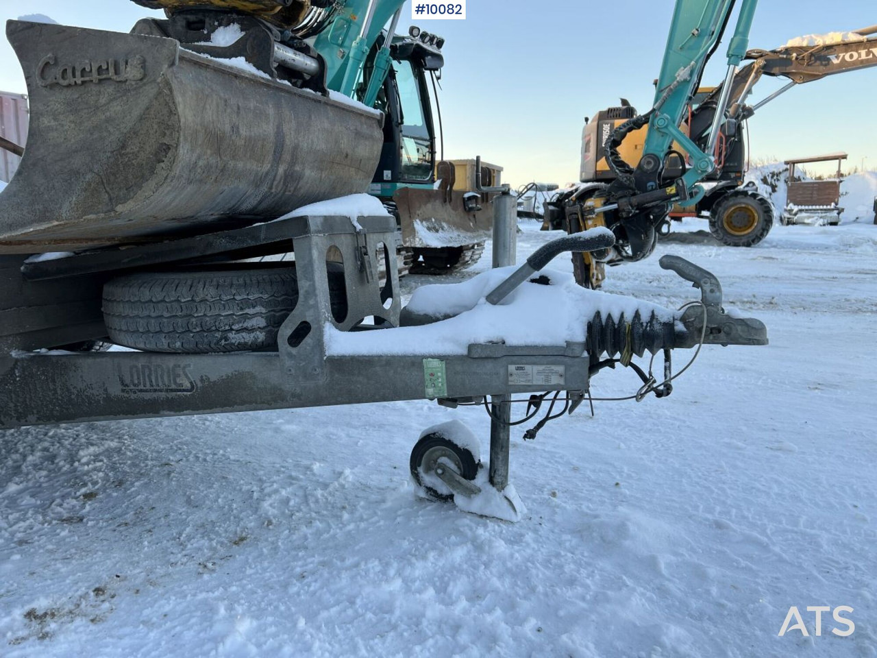 Мини-экскаватор Kubota KX027-4 Mini excavator incl trailer: фото 35