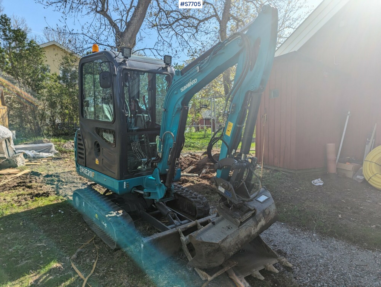 Экскаватор Mini excavator Sunward SWE20F with buckets SEE VIDEO: фото 11