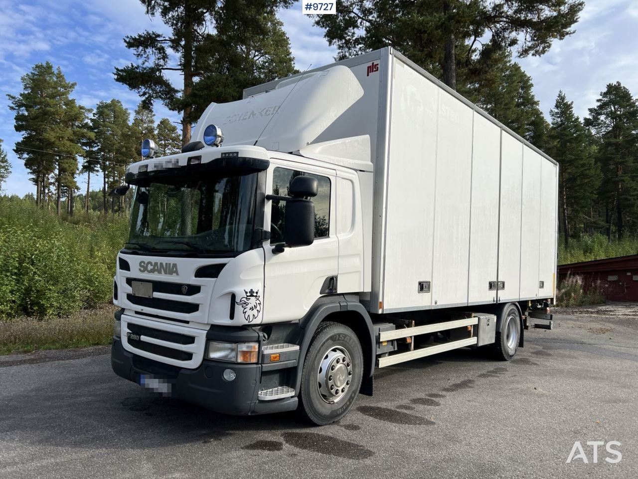 SCANIA P280 Box truck with tail lift - Грузовик с закрытым кузовом: фото 1 SCANIA P280 Box truck with tail lift - Грузовик с закрытым кузовом: фото 1