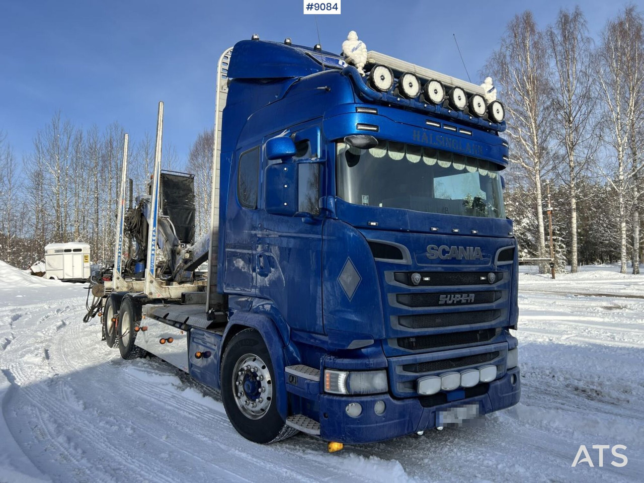 Лесовоз SCANIA R580 6X4 Logging truck with crane (VIDEO): фото 12