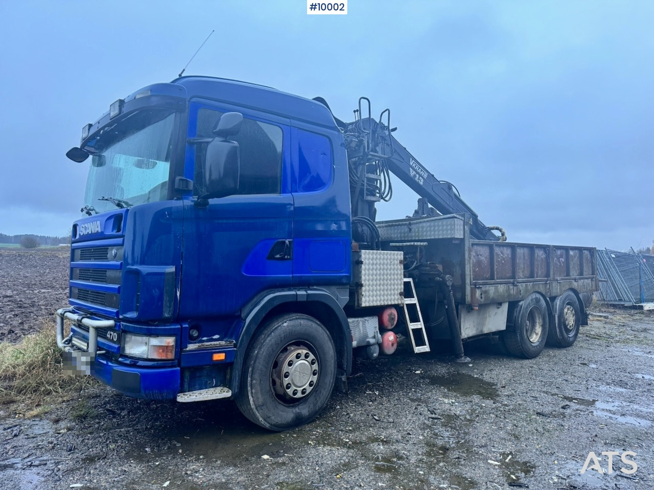 Scania R124 6x2 Flatbed truck with timber crane - Грузовик бортовой/ Платформа, Автоманипулятор: фото 1 Scania R124 6x2 Flatbed truck with timber crane - Грузовик бортовой/ Платформа, Автоманипулятор: фото 1
