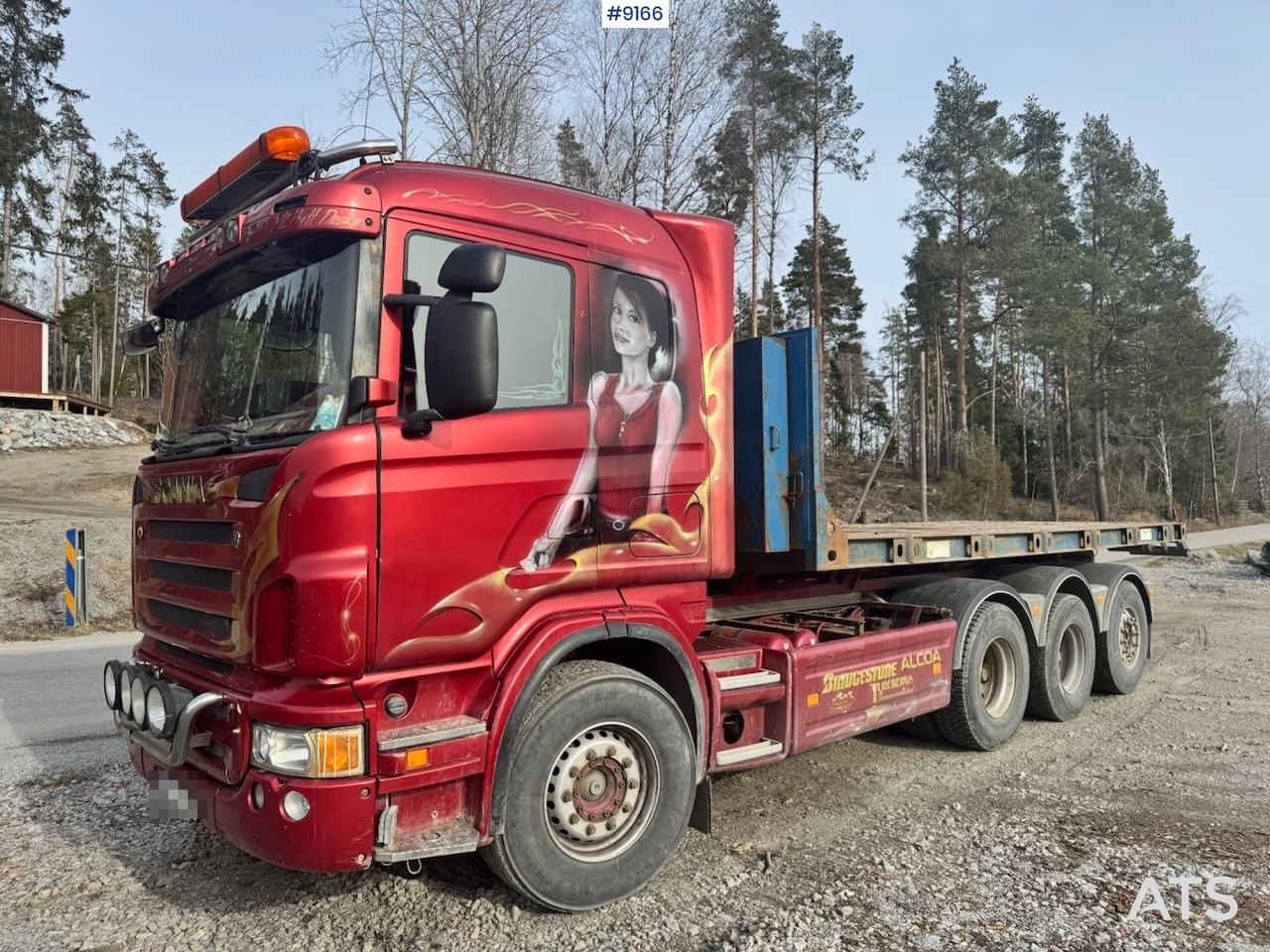Фото интерьера 1: Крюковой мультилифт Scania R470 8x4 Tridem Hook lift truck