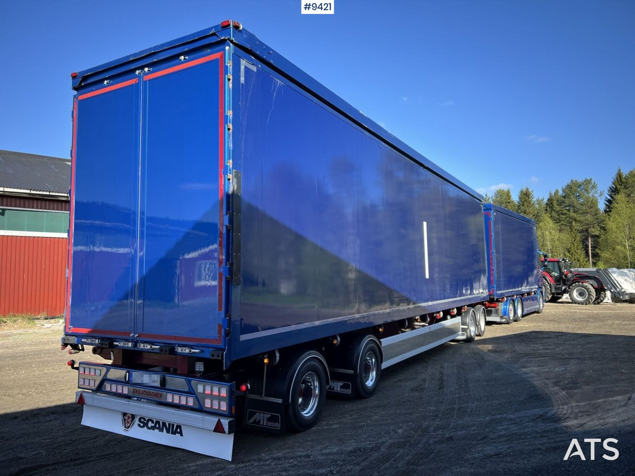 Scania S580 med Eksjövagnen FS 18-20 – Chip truck with trailer - Грузовик с закрытым кузовом: фото 5 Scania S580 med Eksjövagnen FS 18-20 – Chip truck with trailer - Грузовик с закрытым кузовом: фото 5