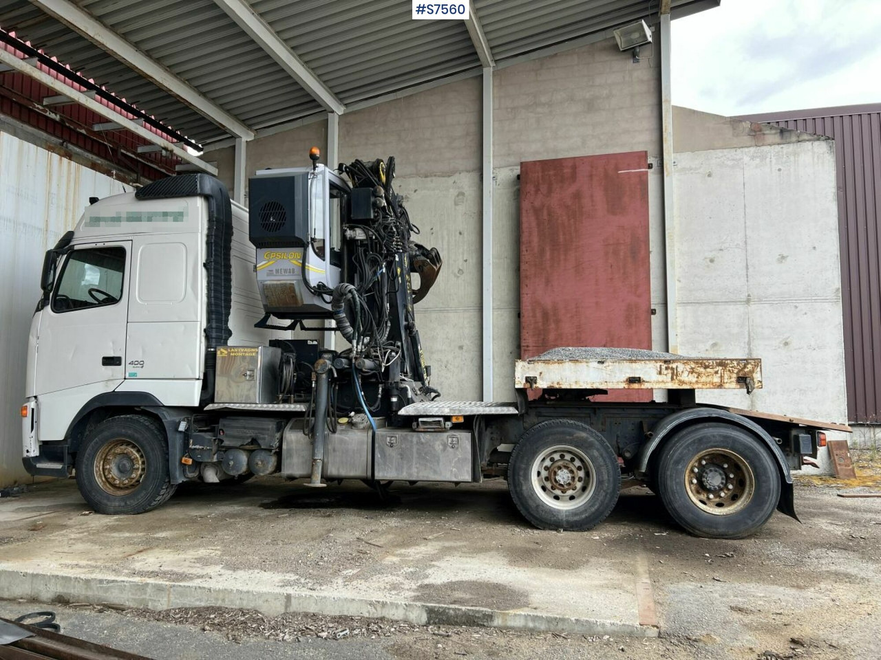 Тягач Tow Truck Volvo FH400 with Epsilon 110Z crane: фото 14