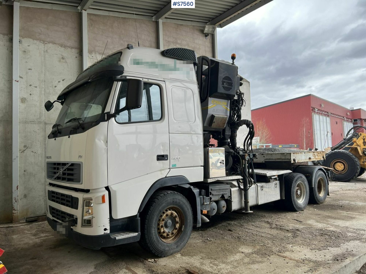 Тягач Tow Truck Volvo FH400 with Epsilon 110Z crane: фото 11