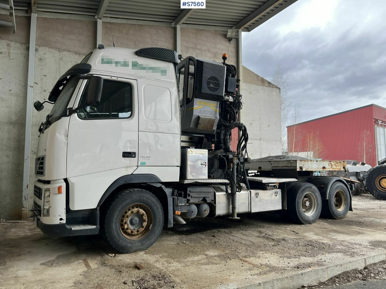 Тягач Tow Truck Volvo FH400 with Epsilon 110Z crane: фото 13