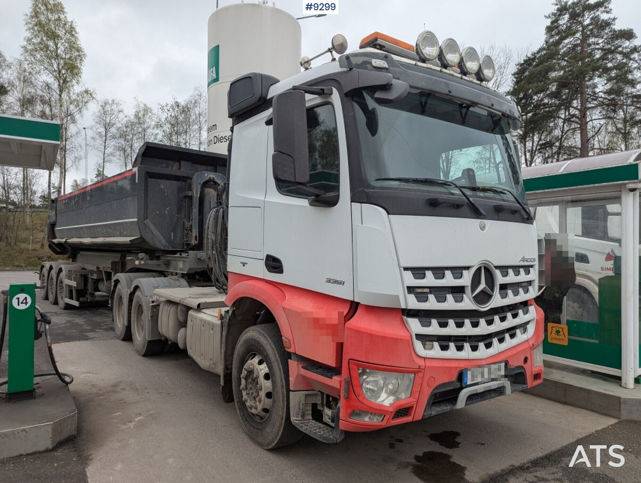 Tractor Unit Mercedes-Benz Arocs 3351 6x4 with tipper trailer - Тягач: фото 2 Tractor Unit Mercedes-Benz Arocs 3351 6x4 with tipper trailer - Тягач: фото 2