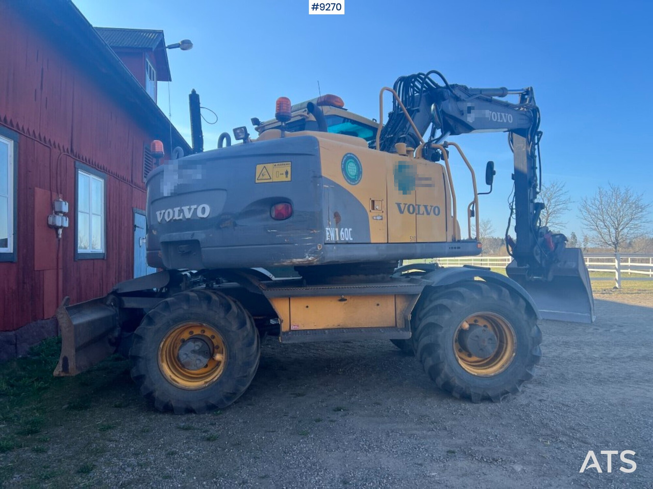 Volvo EW 160 C wheeled excavator (VIDEO) - Колёсный экскаватор: фото 2 Volvo EW 160 C wheeled excavator (VIDEO) - Колёсный экскаватор: фото 2