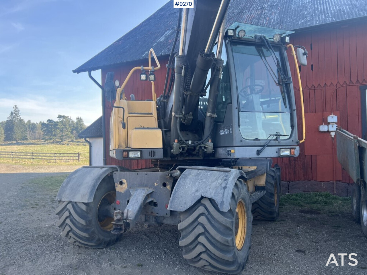 Volvo EW 160 C wheeled excavator (VIDEO) - Колёсный экскаватор: фото 3 Volvo EW 160 C wheeled excavator (VIDEO) - Колёсный экскаватор: фото 3