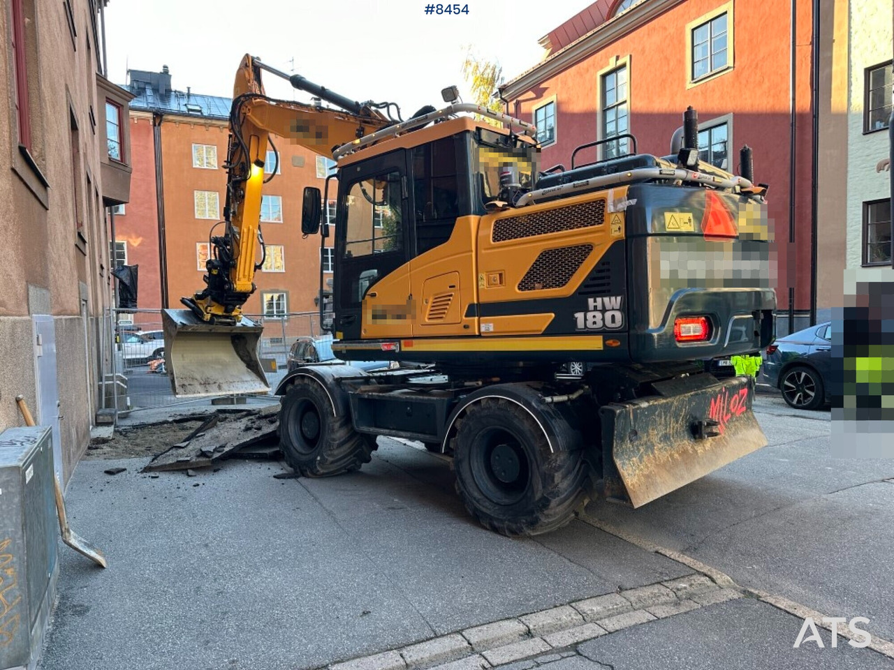 Wheeled excavator Hyundai HW180 with rotor digging system and gear (SEE VIDEO) - Колёсный экскаватор: фото 2 Wheeled excavator Hyundai HW180 with rotor digging system and gear (SEE VIDEO) - Колёсный экскаватор: фото 2