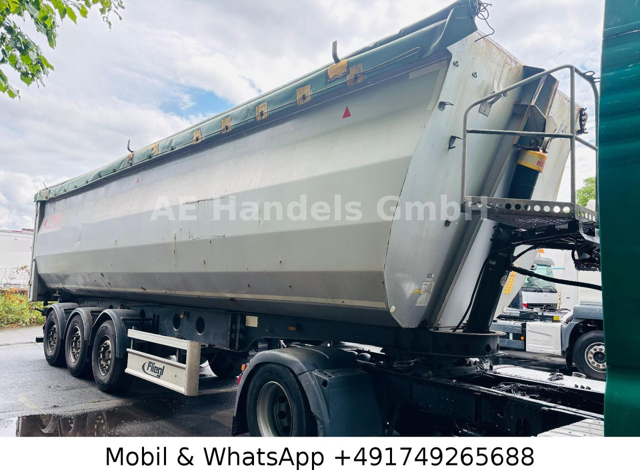 Fliegl DHKS 390 Stahl *50m³/Lift/Podest/Getreideöffnung - Самосвальный полуприцеп: фото 1 Fliegl DHKS 390 Stahl *50m³/Lift/Podest/Getreideöffnung - Самосвальный полуприцеп: фото 1