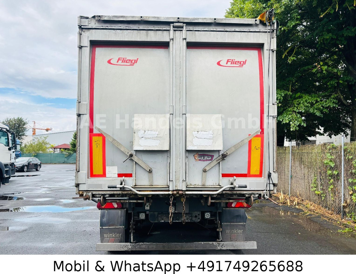 Fliegl DHKS 390 Stahl *50m³/Lift/Podest/Getreideöffnung - Самосвальный полуприцеп: фото 3 Fliegl DHKS 390 Stahl *50m³/Lift/Podest/Getreideöffnung - Самосвальный полуприцеп: фото 3