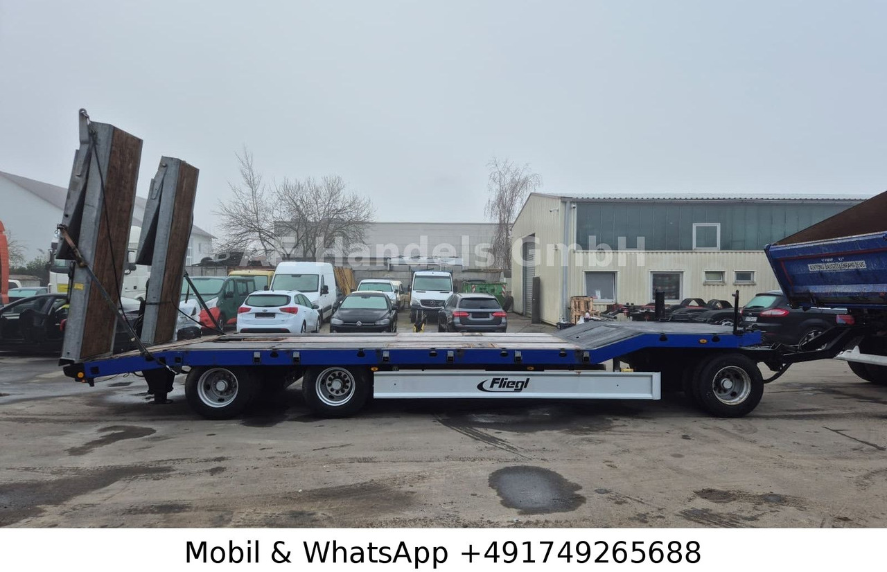 Fliegl DTS 300 Drehschemel Tieflader*Hydraulische Rampe - Низкорамный прицеп: фото 2 Fliegl DTS 300 Drehschemel Tieflader*Hydraulische Rampe - Низкорамный прицеп: фото 2