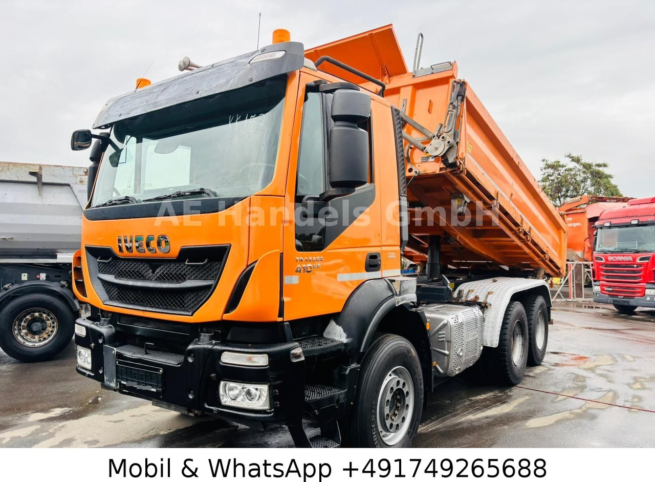 Iveco Trakker 410 E6 BB 6x4 Meiller-Kipper *10m³/AHK - Самосвал: фото 1 Iveco Trakker 410 E6 BB 6x4 Meiller-Kipper *10m³/AHK - Самосвал: фото 1