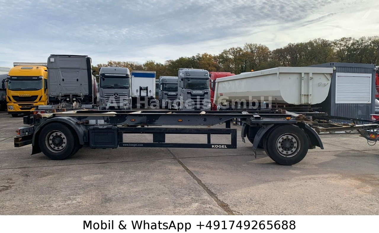 Kögel AW 18 BDF Drehschemel *Scheibenbremsen/Vollluft - Прицеп-контейнеровоз/ Сменный кузов: фото 2 Kögel AW 18 BDF Drehschemel *Scheibenbremsen/Vollluft - Прицеп-контейнеровоз/ Сменный кузов: фото 2