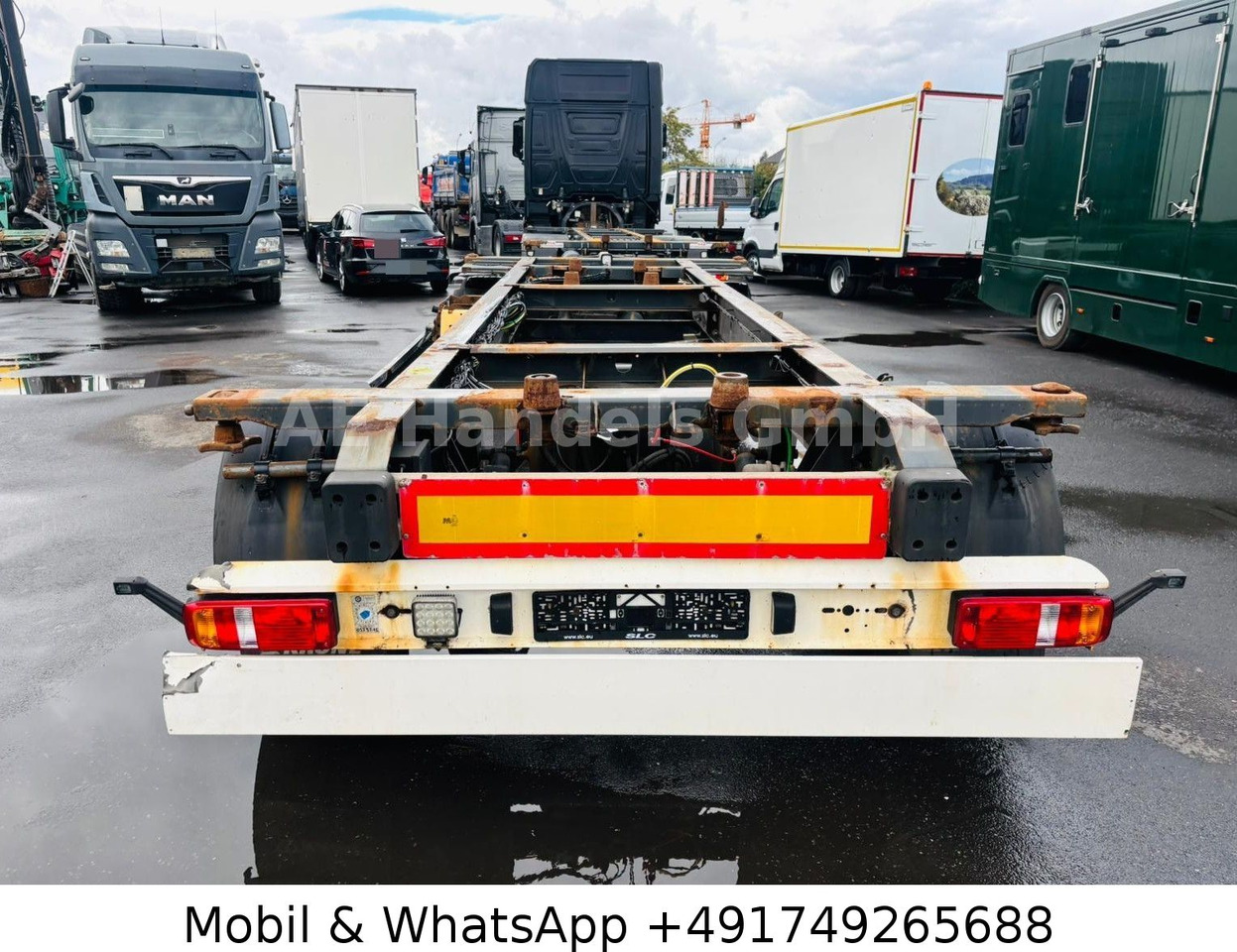 Krone AZ BDF Drehschemel *Scheibenbremsen/VollLuft - Прицеп-контейнеровоз/ Сменный кузов: фото 4 Krone AZ BDF Drehschemel *Scheibenbremsen/VollLuft - Прицеп-контейнеровоз/ Сменный кузов: фото 4