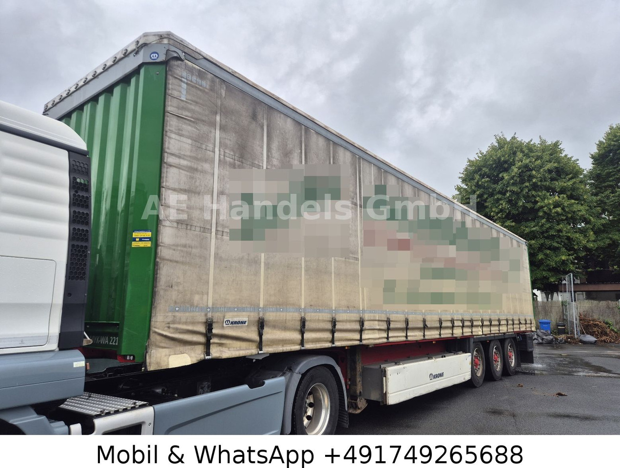 Krone SD Coil *Edscha/Tautliner/1.Lift/Palettenkasten - Тентованный полуприцеп: фото 1 Krone SD Coil *Edscha/Tautliner/1.Lift/Palettenkasten - Тентованный полуприцеп: фото 1