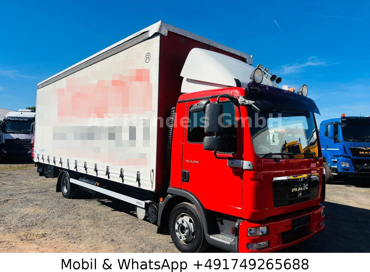 MAN TGL 8.220 C BL P+P 4x2*LBW/Tautliner/AHK/AirPipe - Тентованный фургон: фото 1 MAN TGL 8.220 C BL P+P 4x2*LBW/Tautliner/AHK/AirPipe - Тентованный фургон: фото 1