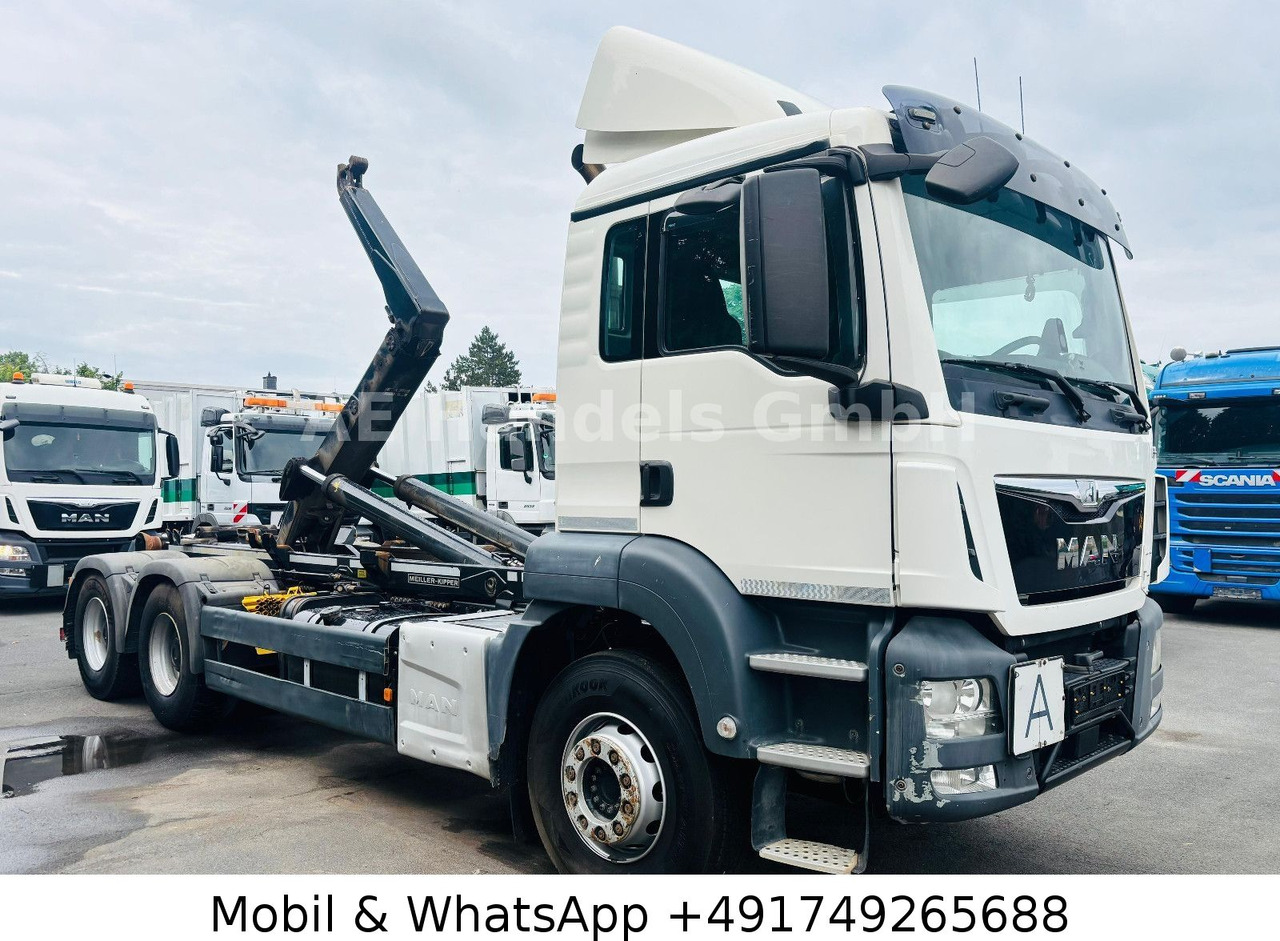 MAN TGS 26.440 BL 6x4 *Retarder/MEILLER-RK-20.65 - Крюковой мультилифт, Автоманипулятор: фото 1 MAN TGS 26.440 BL 6x4 *Retarder/MEILLER-RK-20.65 - Крюковой мультилифт, Автоманипулятор: фото 1