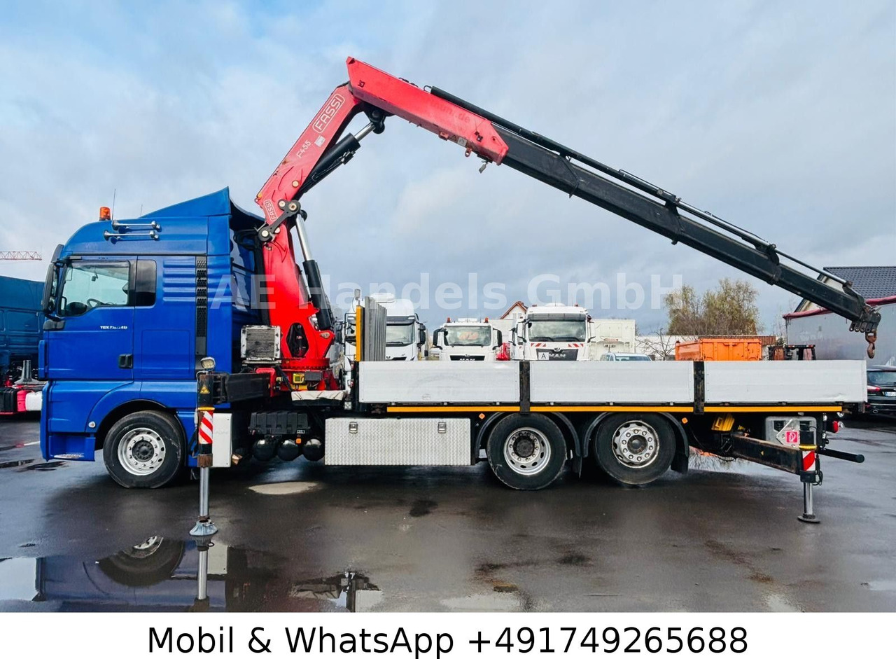 MAN TGX 26.540 XLX BL 6x2 FASSI F455 *Funk/Lenk+Lift - Грузовик бортовой/ Платформа, Автоманипулятор: фото 3 MAN TGX 26.540 XLX BL 6x2 FASSI F455 *Funk/Lenk+Lift - Грузовик бортовой/ Платформа, Автоманипулятор: фото 3
