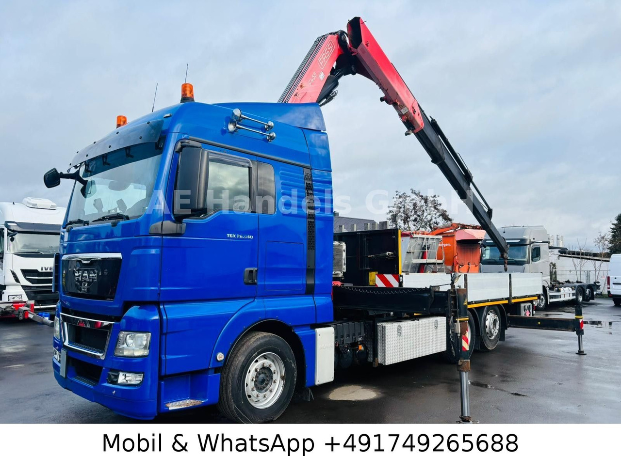 MAN TGX 26.540 XLX BL 6x2 FASSI F455 *Funk/Lenk+Lift - Грузовик бортовой/ Платформа, Автоманипулятор: фото 2 MAN TGX 26.540 XLX BL 6x2 FASSI F455 *Funk/Lenk+Lift - Грузовик бортовой/ Платформа, Автоманипулятор: фото 2