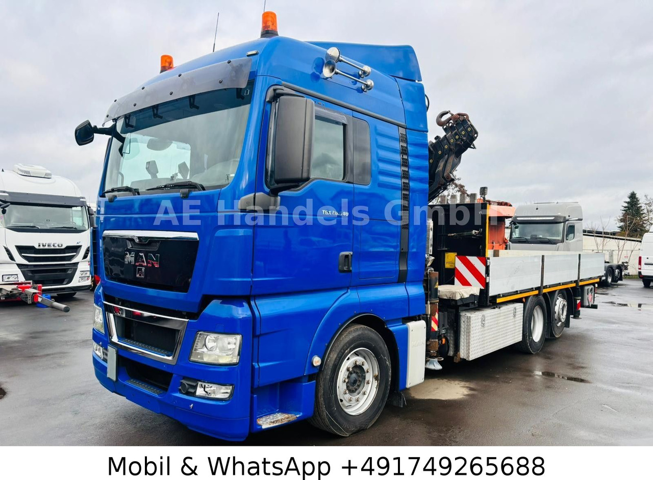 MAN TGX 26.540 XLX BL 6x2 FASSI F455 *Funk/Lenk+Lift - Грузовик бортовой/ Платформа, Автоманипулятор: фото 1 MAN TGX 26.540 XLX BL 6x2 FASSI F455 *Funk/Lenk+Lift - Грузовик бортовой/ Платформа, Автоманипулятор: фото 1