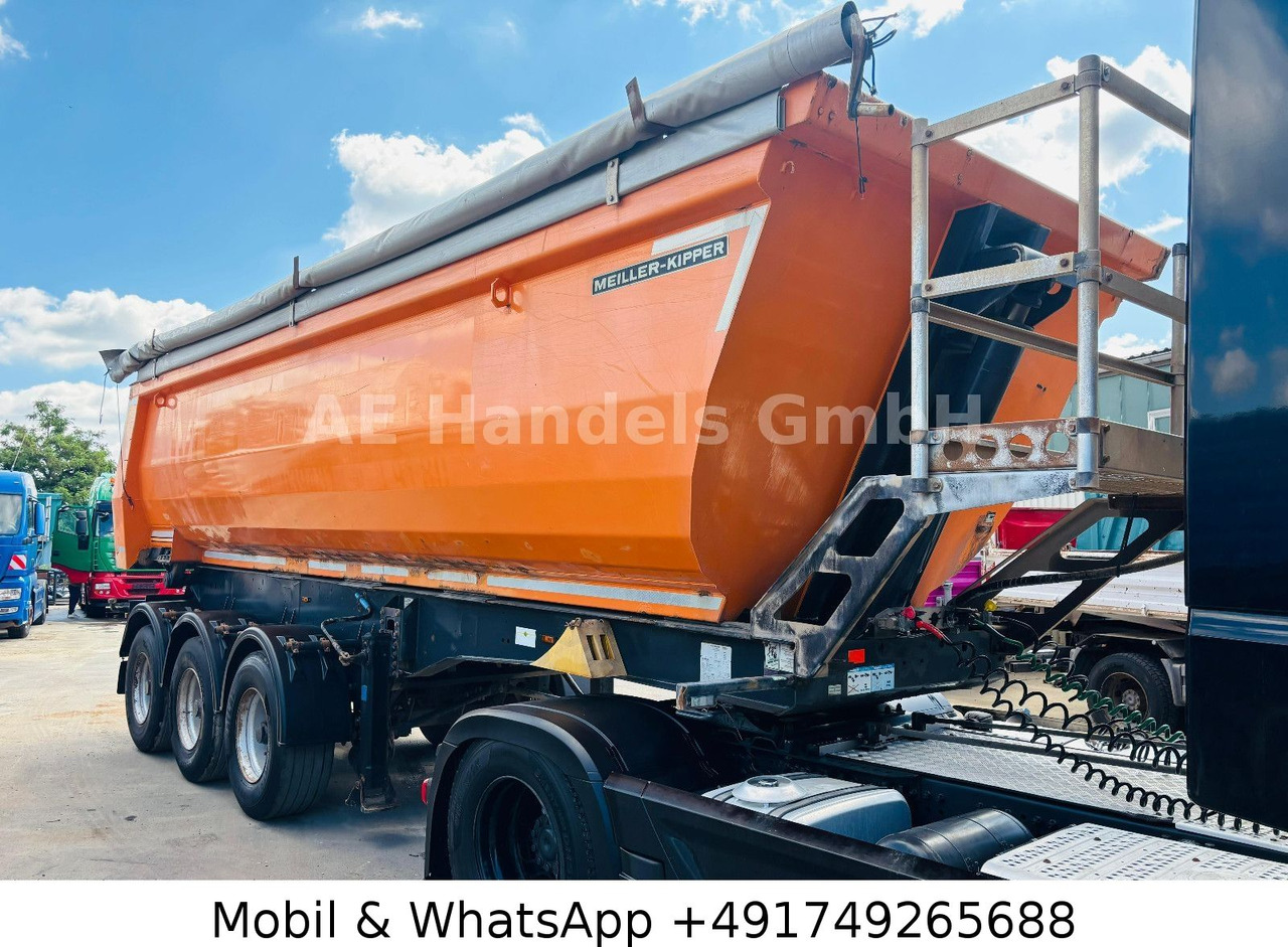 Meiller KISA 3 Stahl *24m³/1.Liftachse/Podest/Rollplane - Самосвальный полуприцеп: фото 1 Meiller KISA 3 Stahl *24m³/1.Liftachse/Podest/Rollplane - Самосвальный полуприцеп: фото 1