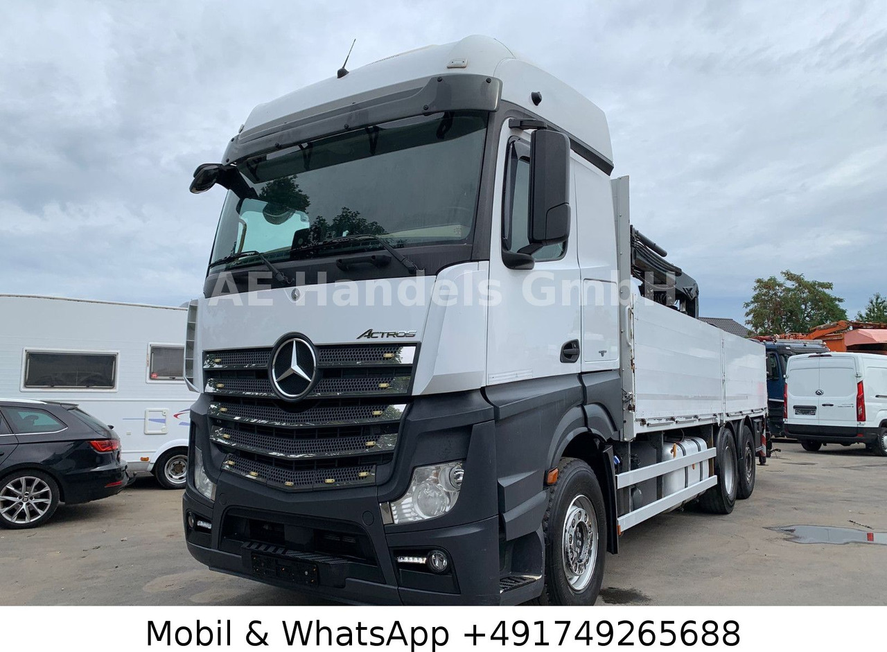 Mercedes-Benz Actros IV 2646 L LL 6x2 *Retarder/Hiab-177K-Pro - Грузовик бортовой/ Платформа, Автоманипулятор: фото 1 Mercedes-Benz Actros IV 2646 L LL 6x2 *Retarder/Hiab-177K-Pro - Грузовик бортовой/ Платформа, Автоманипулятор: фото 1