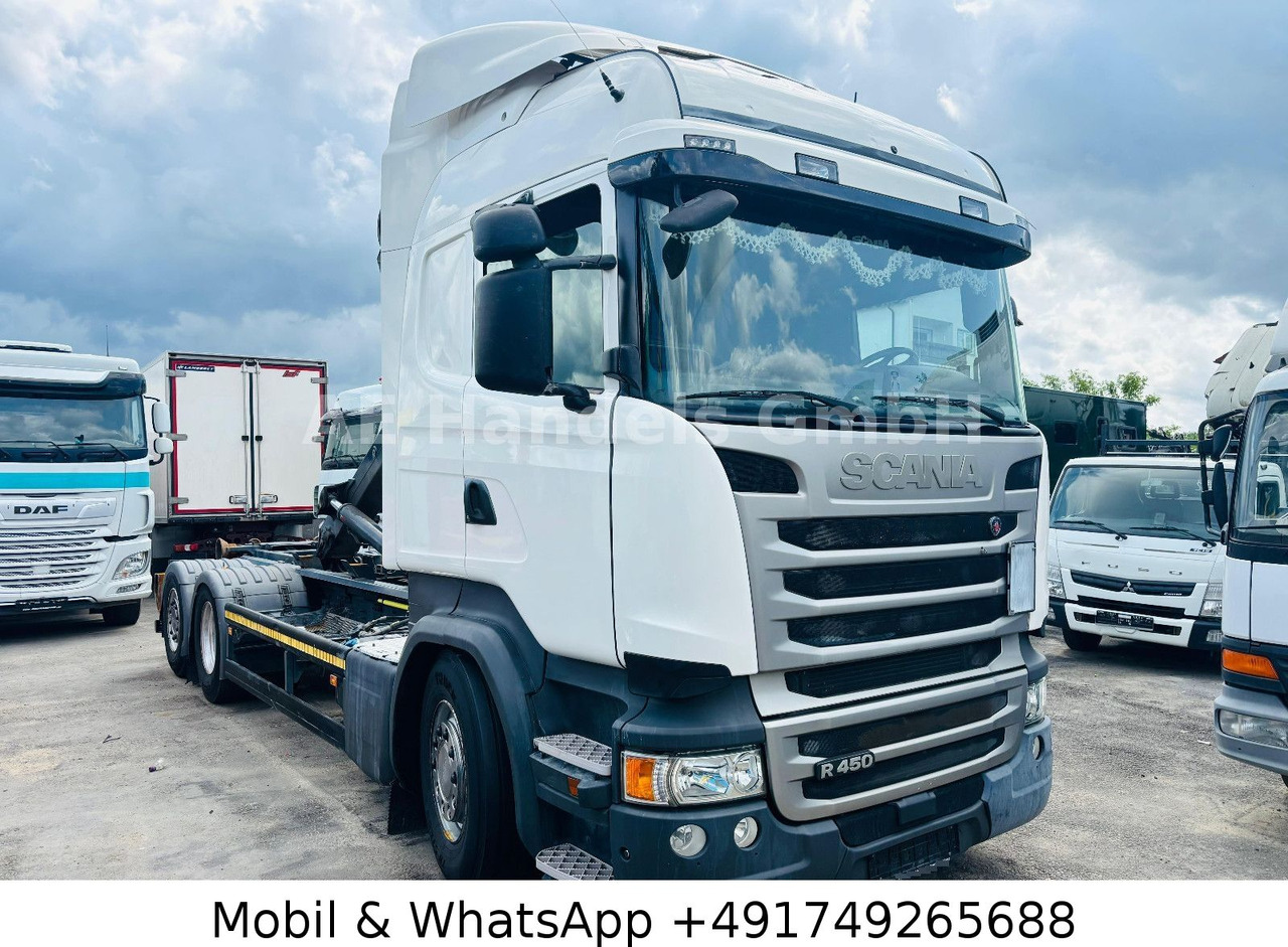 Scania R450 LL 6x2 *Retarder/Hiab-OPT20S59/Standklima - Крюковой мультилифт: фото 1 Scania R450 LL 6x2 *Retarder/Hiab-OPT20S59/Standklima - Крюковой мультилифт: фото 1