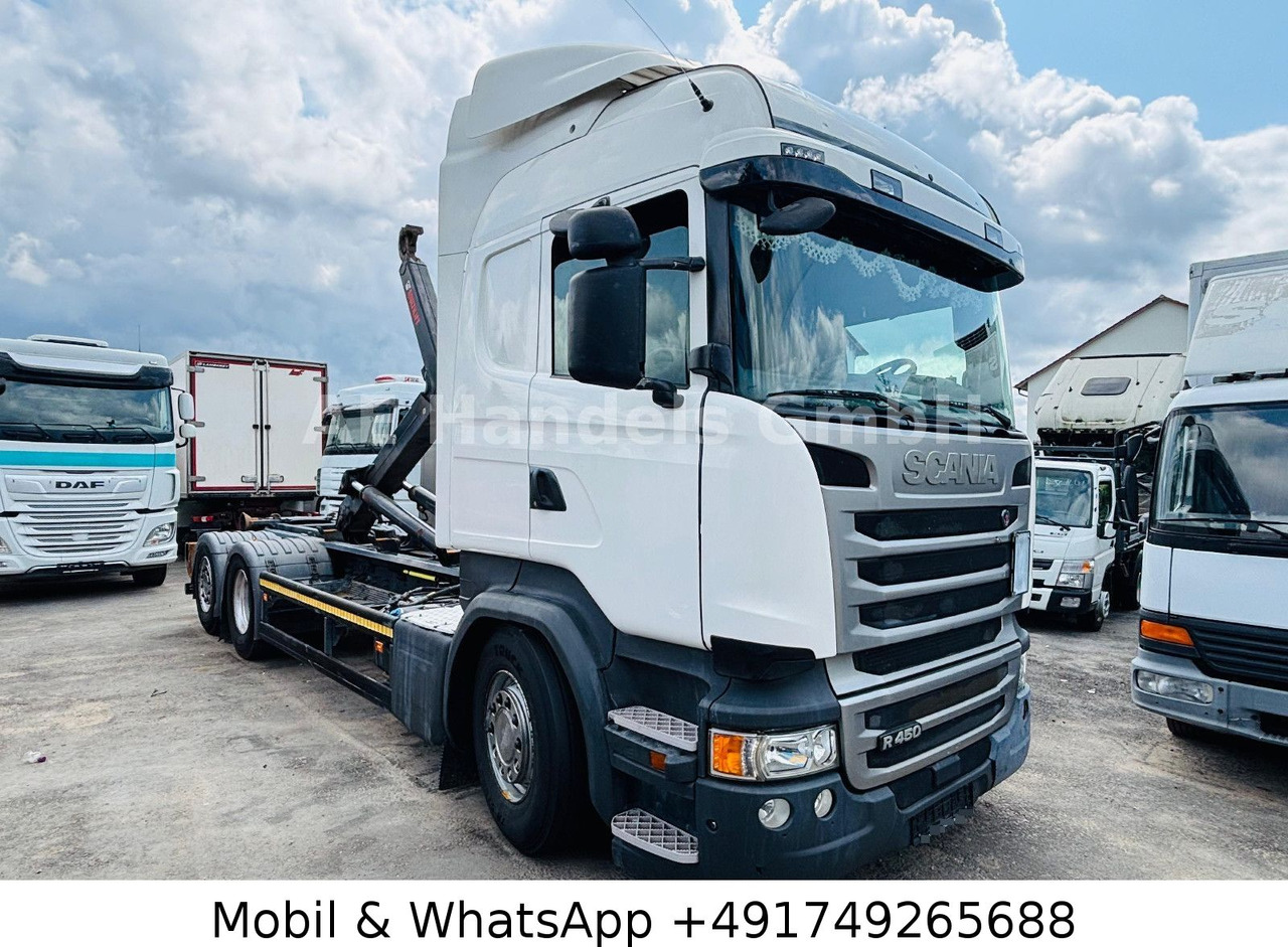 Scania R450 LL 6x2 *Retarder/Hiab-OPT20S59/Standklima - Крюковой мультилифт: фото 2 Scania R450 LL 6x2 *Retarder/Hiab-OPT20S59/Standklima - Крюковой мультилифт: фото 2