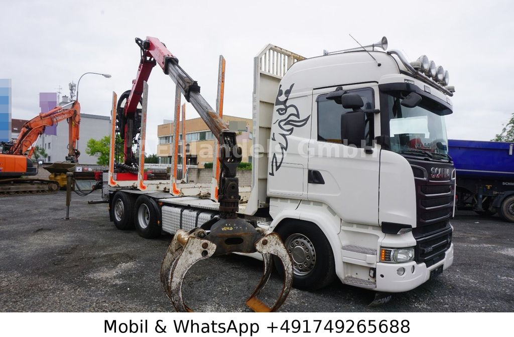 Scania R580 V8 Highline Palfinger-M120L97 *Retarder/ACC - Лесовоз, Автоманипулятор: фото 1 Scania R580 V8 Highline Palfinger-M120L97 *Retarder/ACC - Лесовоз, Автоманипулятор: фото 1