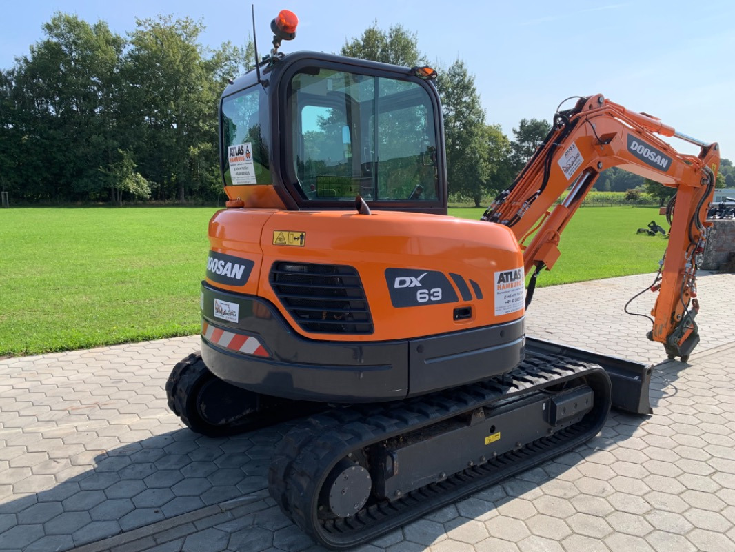 Doosan DX63-3 - Мини-экскаватор: фото 2 Doosan DX63-3 - Мини-экскаватор: фото 2