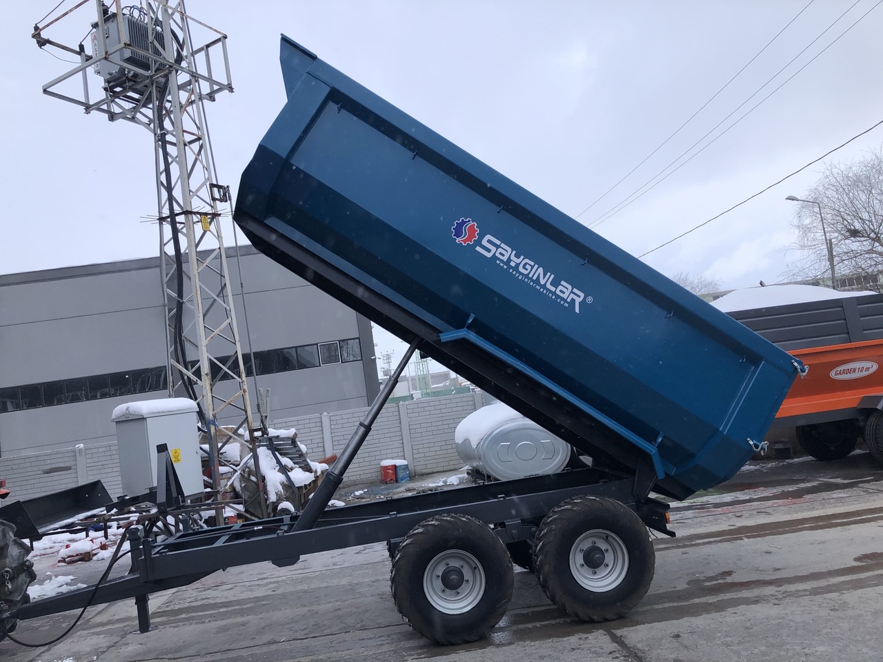 Новый Самосвальный прицеп SAYGINLAR 8 TON DUMP TRAILER: фото 6