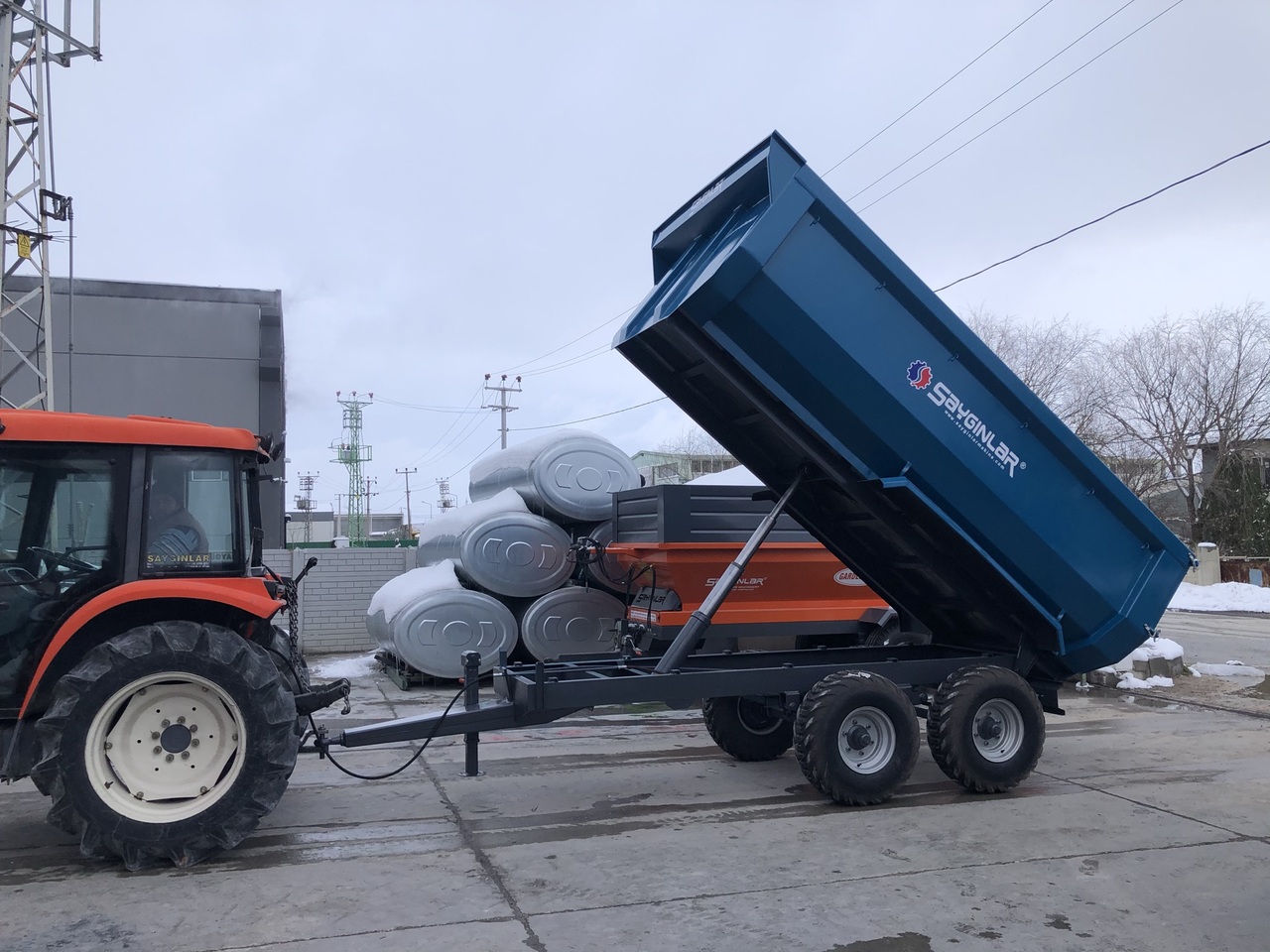 Новый Самосвальный прицеп SAYGINLAR 8 TON DUMP TRAILER: фото 8