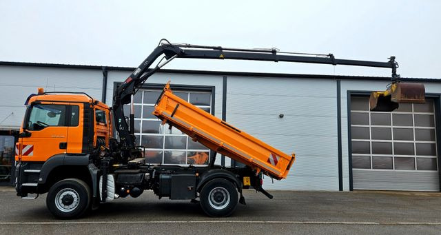 Самосвал, Автоманипулятор MAN TGS 18.320 4x4 BL HIAB 099-BS3 Funk Kran Euro5: фото 23