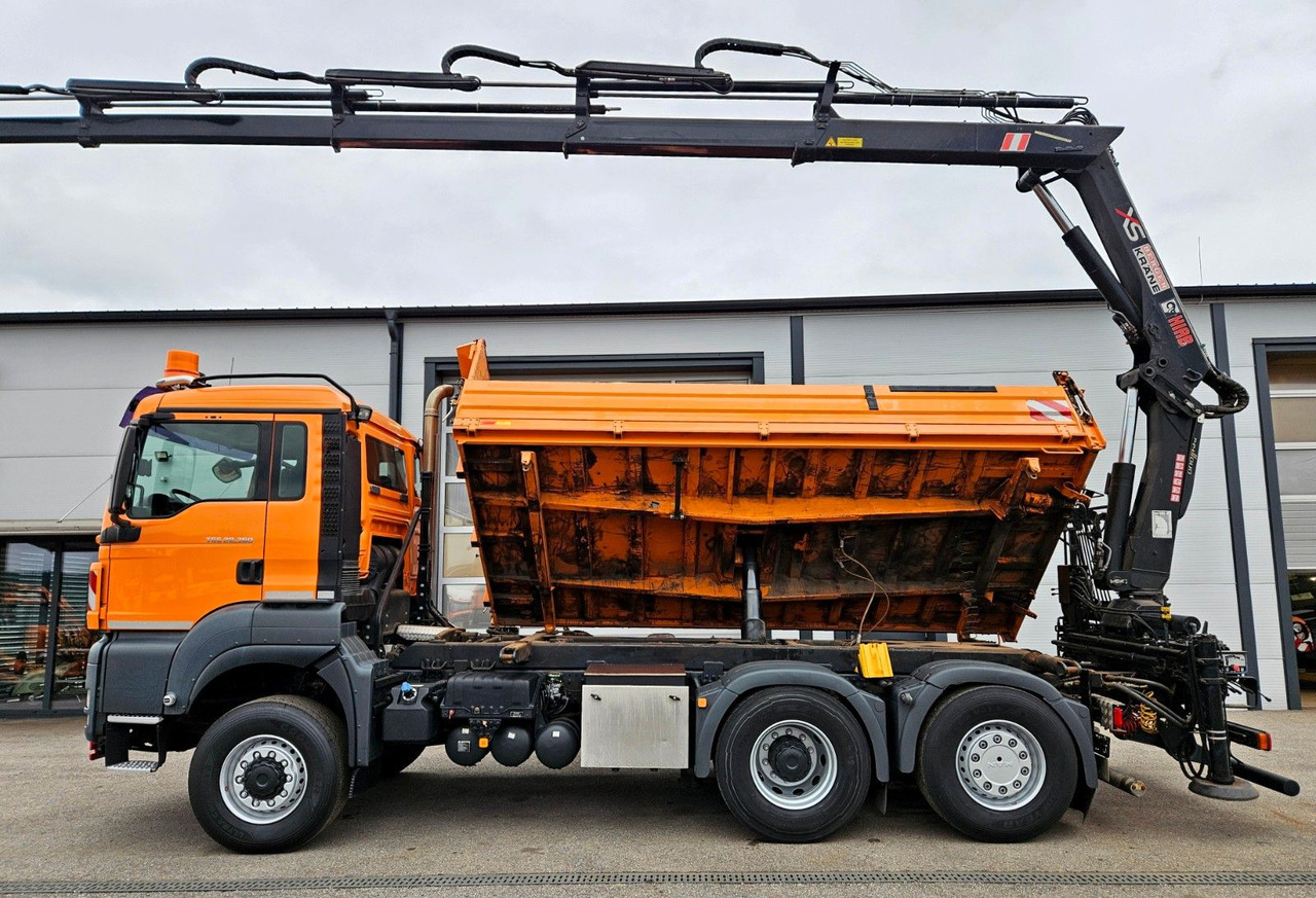 Самосвал, Автоманипулятор MAN TGS 28.360 6x4-4 HIAB 144E-4 Kran Euro5: фото 12