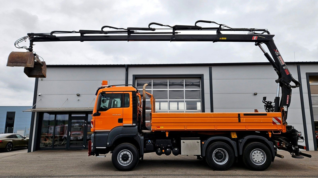 Самосвал, Автоманипулятор MAN TGS 28.360 6x4-4 HIAB 144E-4 Kran Euro5: фото 8