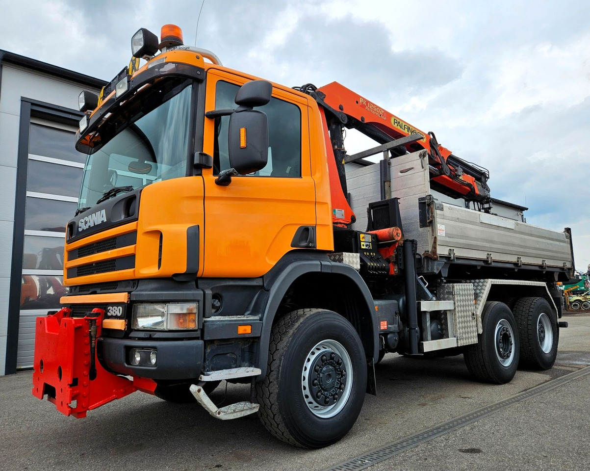 Scania P114 380 6x4-4 Palfinger PK12502 Kran Funk - Самосвал, Автоманипулятор: фото 2 Scania P114 380 6x4-4 Palfinger PK12502 Kran Funk - Самосвал, Автоманипулятор: фото 2