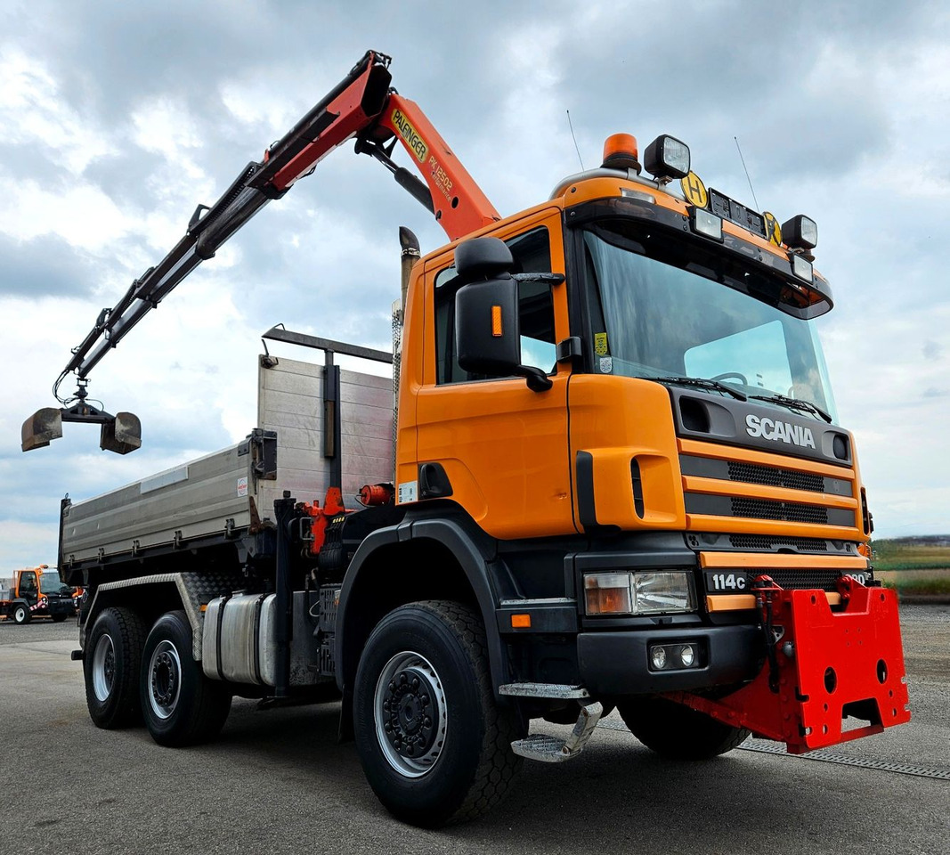 Scania P114 380 6x4-4 Palfinger PK12502 Kran Funk - Самосвал, Автоманипулятор: фото 2 Scania P114 380 6x4-4 Palfinger PK12502 Kran Funk - Самосвал, Автоманипулятор: фото 2