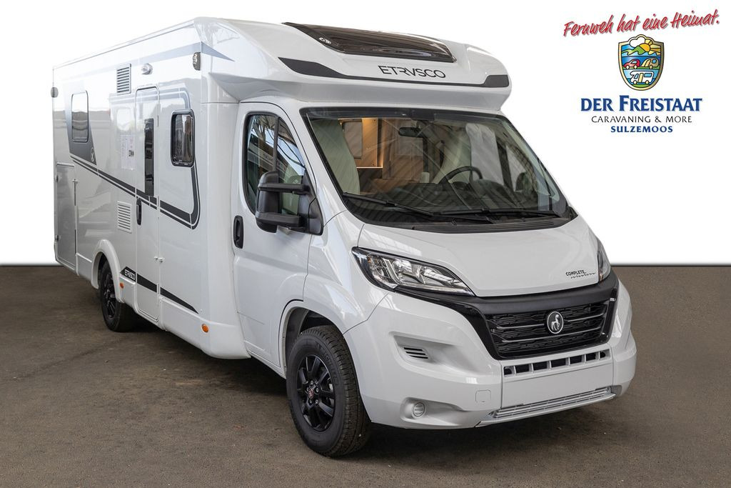 Новый Полуинтегрированный автодом Etrusco T 7400 QBC QUEENSBETT*FACE2FACE*: фото 1