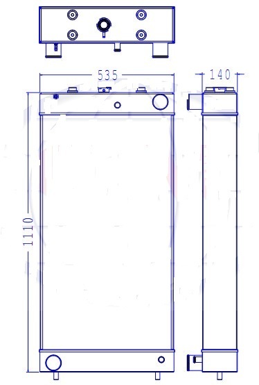 KOMATSU D65EX-15EO D65EX-15E0 D65PX-15E0 D65WX-15E0 - Радиатор для Экскаваторов: фото 1 KOMATSU D65EX-15EO D65EX-15E0 D65PX-15E0 D65WX-15E0 - Радиатор для Экскаваторов: фото 1