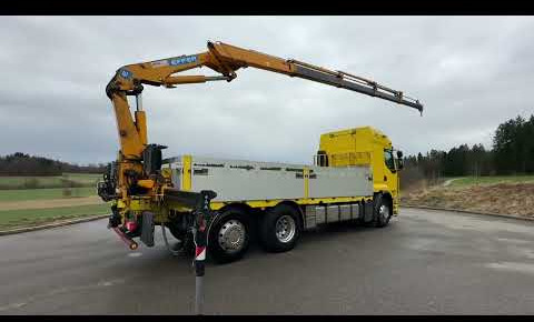 Грузовик бортовой/ Платформа, Автоманипулятор (D) 2007 Renault Premium 450 6×2*4 Bridge / Crane: фото 1