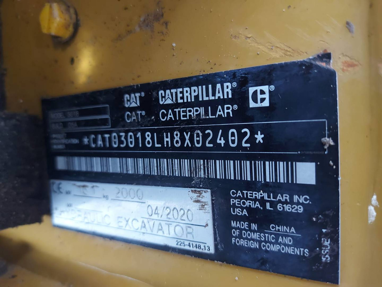 Гусеничный экскаватор CAT 301.8: фото 6 Гусеничный экскаватор CAT 301.8: фото 6