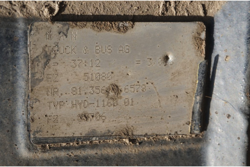 MAN HYD-1160-01 37/12 - Задняя ось для Грузовиков: фото 3 MAN HYD-1160-01 37/12 - Задняя ось для Грузовиков: фото 3